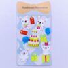 Handmade Decoration 3D Stickers-Rabbit