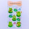 Handmade Decoration 3D Stickers-Frog