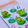 Handmade Decoration 3D Stickers-Frog 2