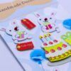 Handmade Decoration 3D Stickers-Rabbits 3