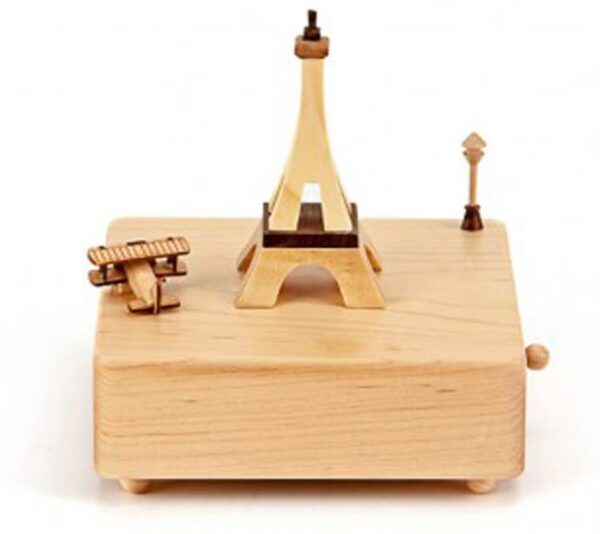 Paris Eiffel Tower Wooderful Life Collectible Music Box (Waltz Of The Flowers Music)