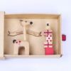 Wooden Cardboard Mini Character Decoration Box Storage - Giraffe Gift 2