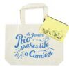 Women Olympic City Large Size Cotton Canva Tote Bag Handbag Shoulder Bag with Purse Small Bag - Rio