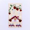 Lovely Handmade Decoration 3D Stickers - Strawberry